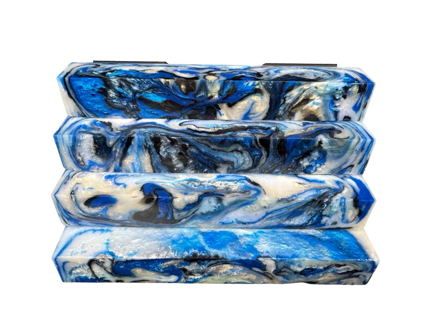 Pen Turning Blank, Alumilite Resin, Artic Gold Rush
