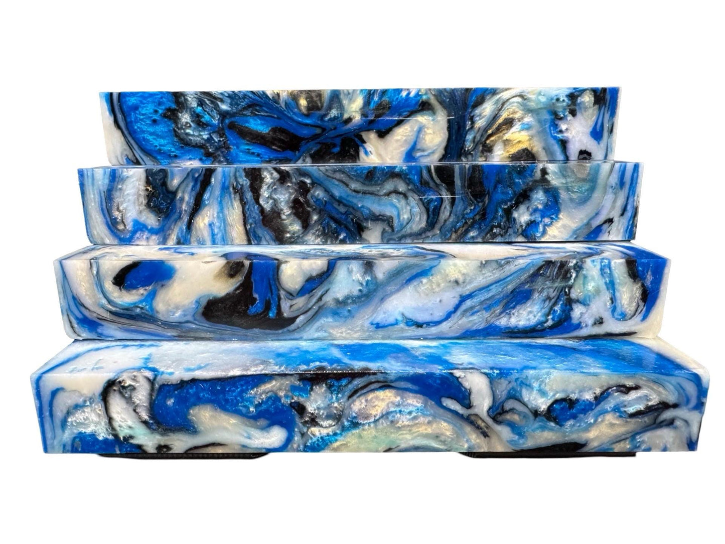 Pen Turning Blank, Alumilite Resin, Artic Gold Rush
