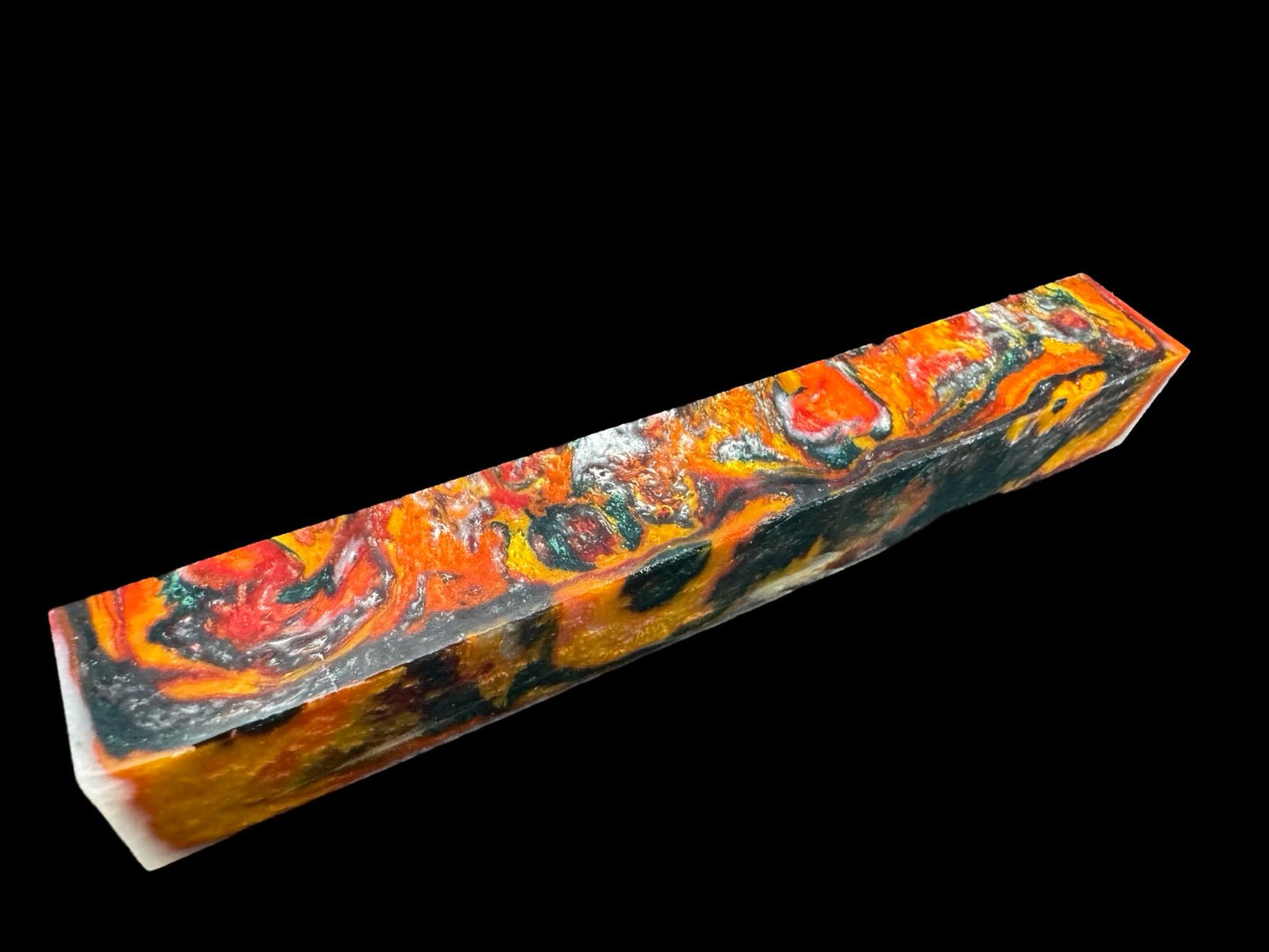 Pen Turning Blank, Alumilite Resin, Colorado Aspen Grove