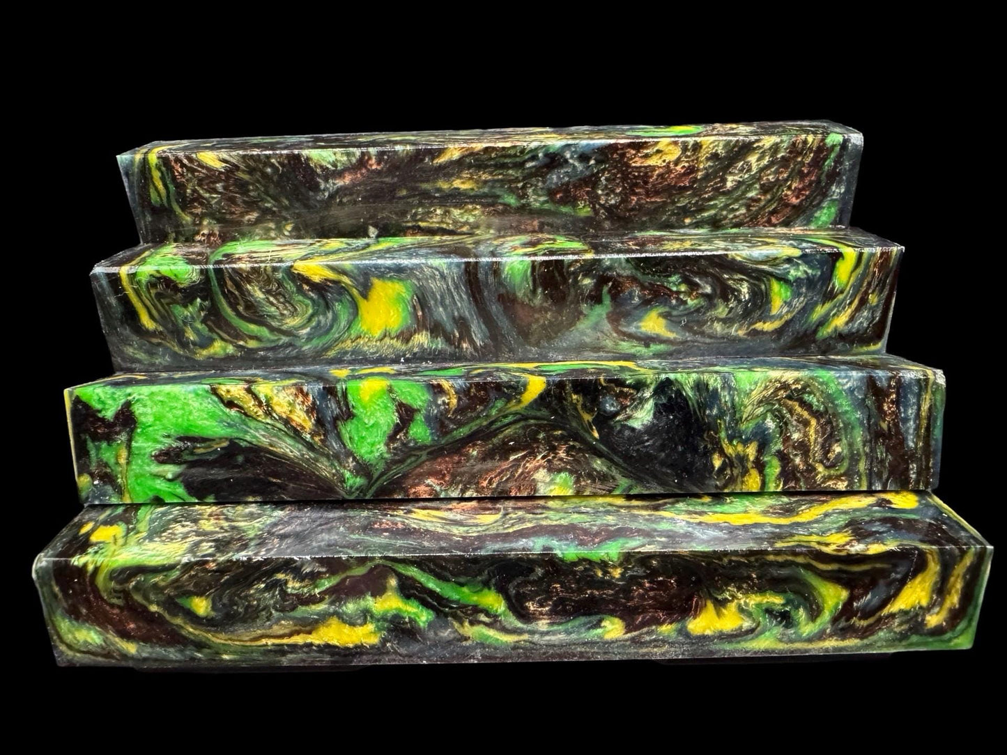 Pen Turning Blank, Alumilite Resin, Creature from the Black Lagoon