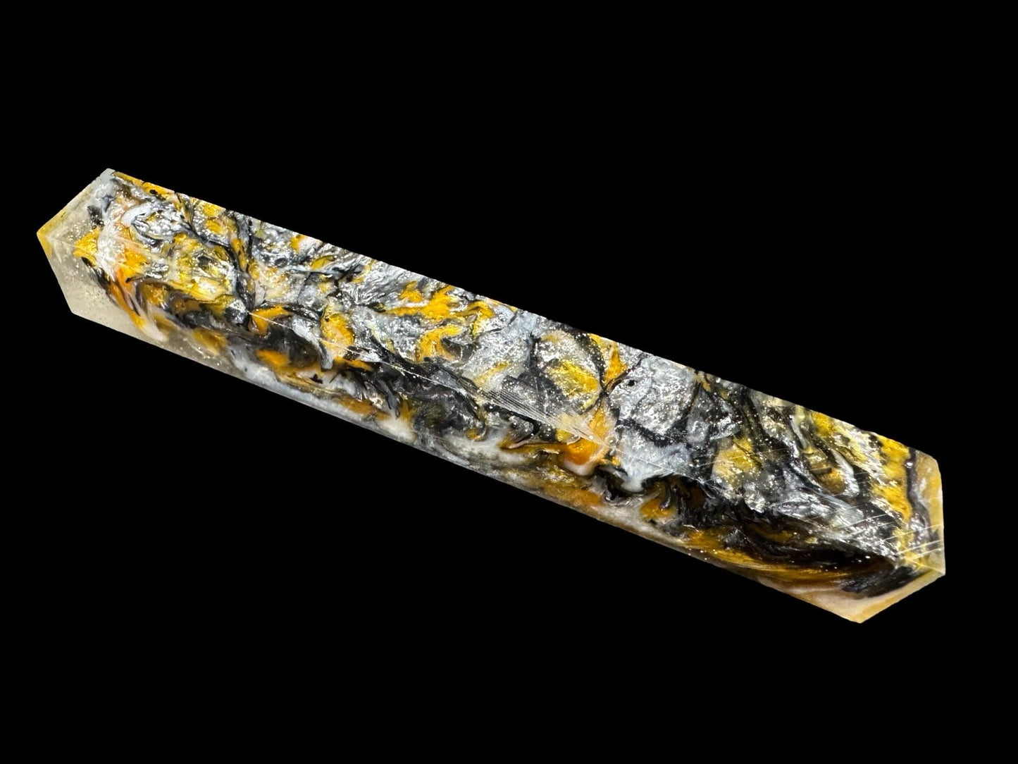 TRANSPARENT Pen Turning Blank, Alumilite Resin, Bling Bling