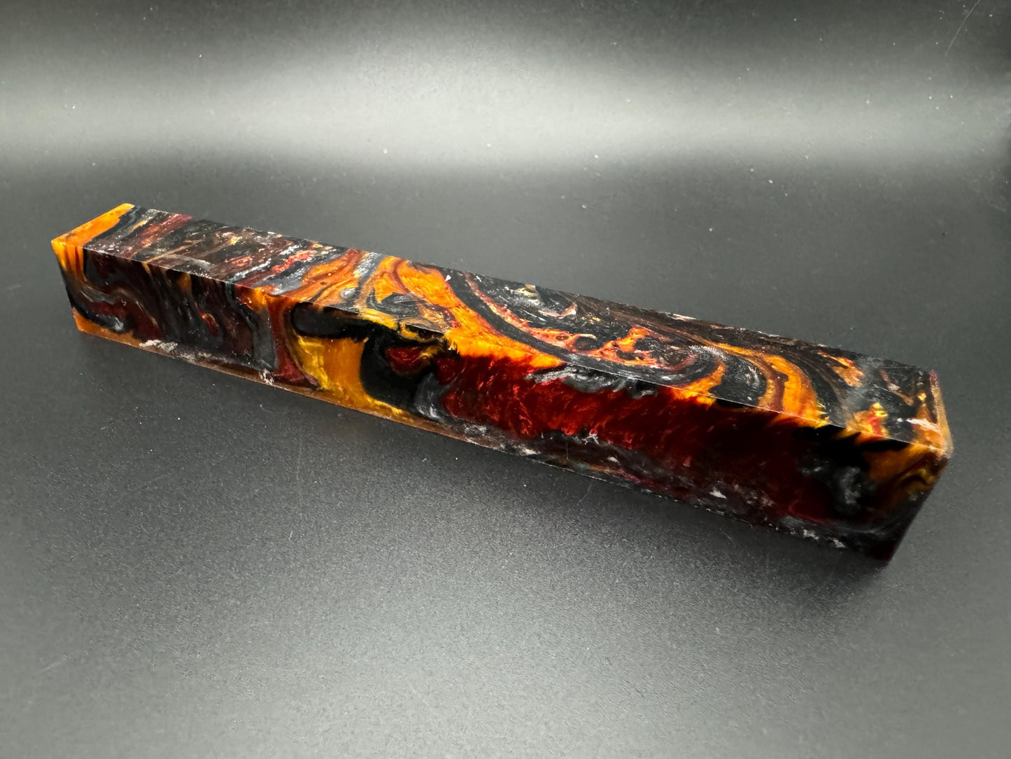 Pen Turning Blank, Alumilite Resin, Crucible