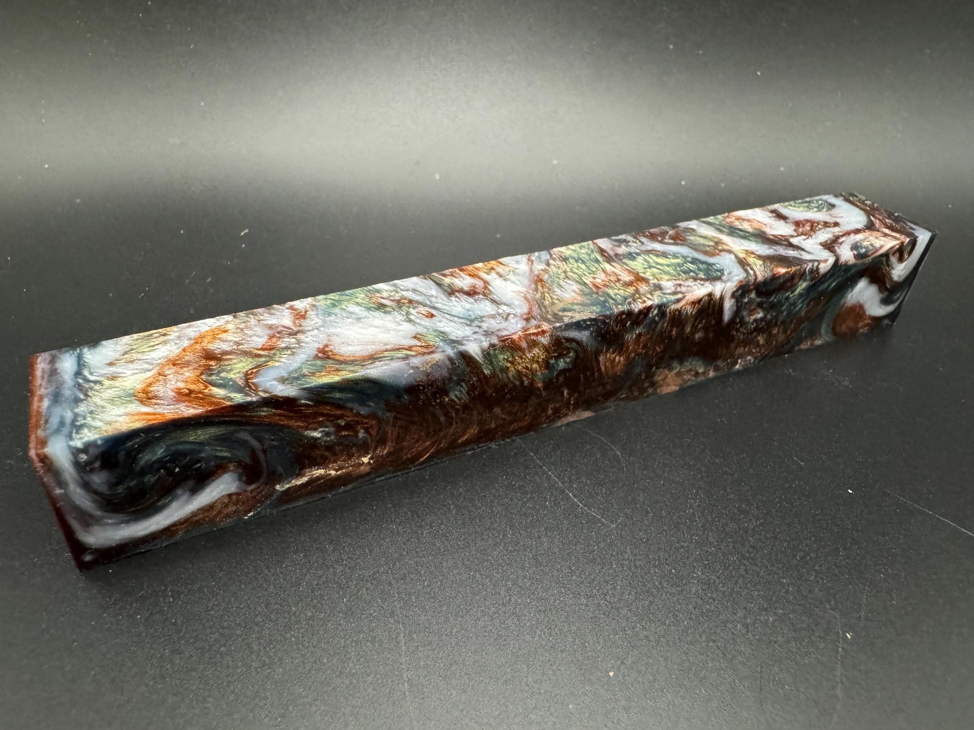 Pen Turning Blank, Alumilite Resin, Bigfoot Territory