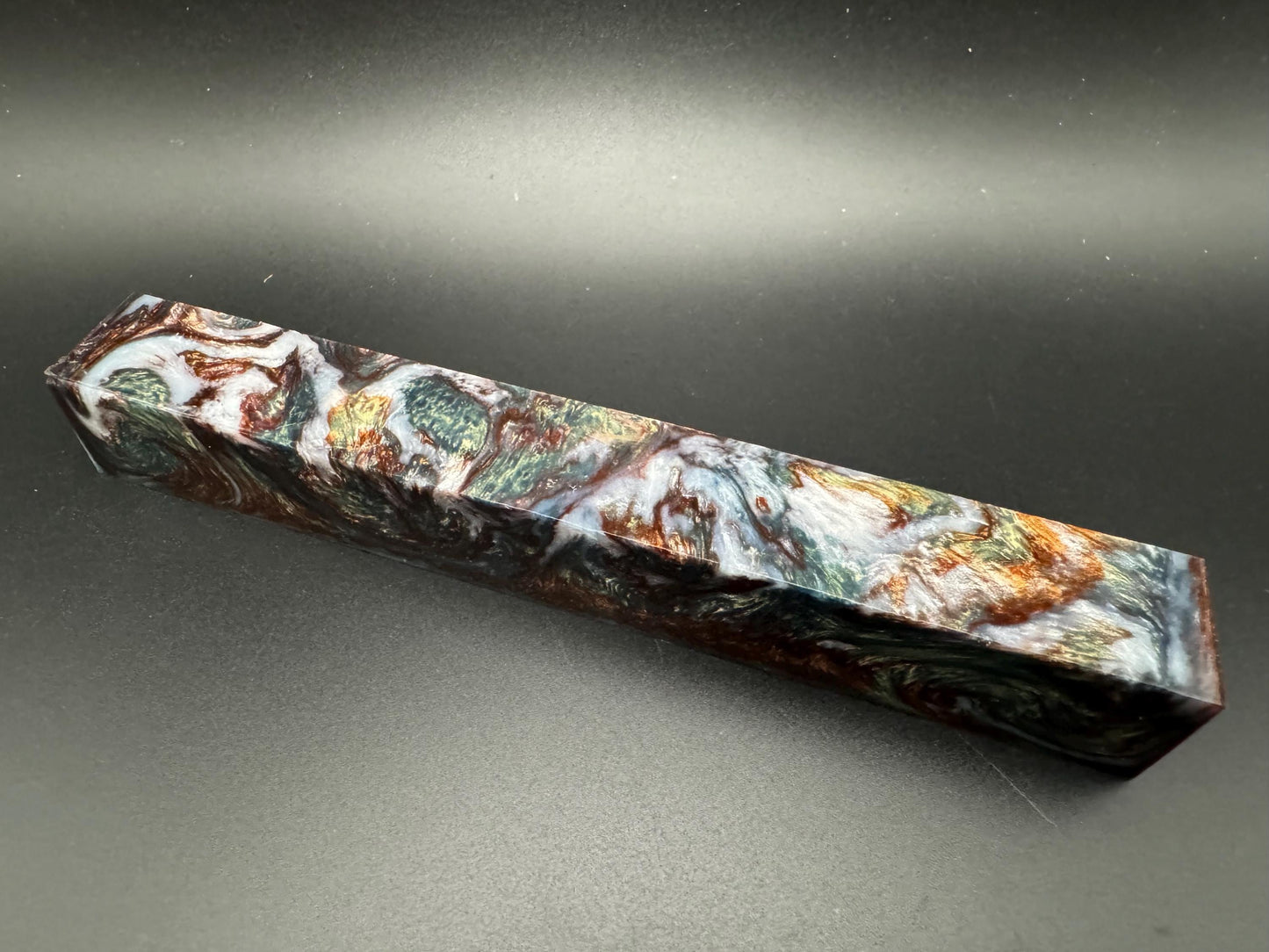 Pen Turning Blank, Alumilite Resin, Bigfoot Territory