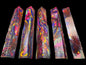 Pen Turning Blank, Alumilite Resin, Psychedelic