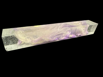 TRANSPARENT Pen Turning Blank, Alumilite Resin, Lavender Ice