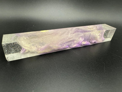 TRANSPARENT Pen Turning Blank, Alumilite Resin, Lavender Ice