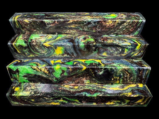 Pen Turning Blank, Alumilite Resin, Creature from the Black Lagoon